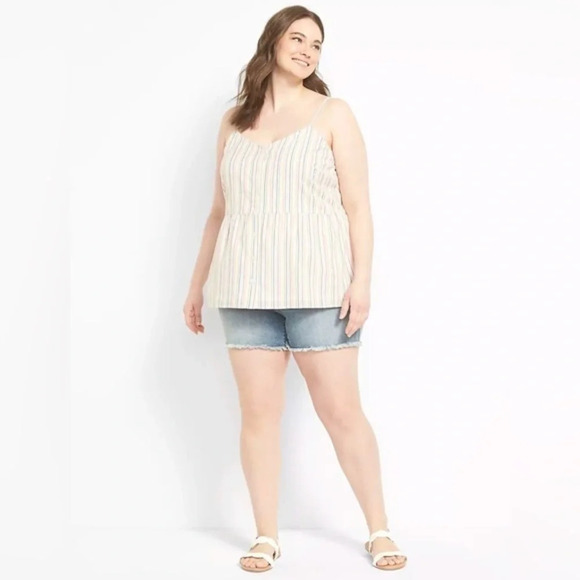 Lane Bryant Striped Tank Top - Multicolor - Picture 3 of 8